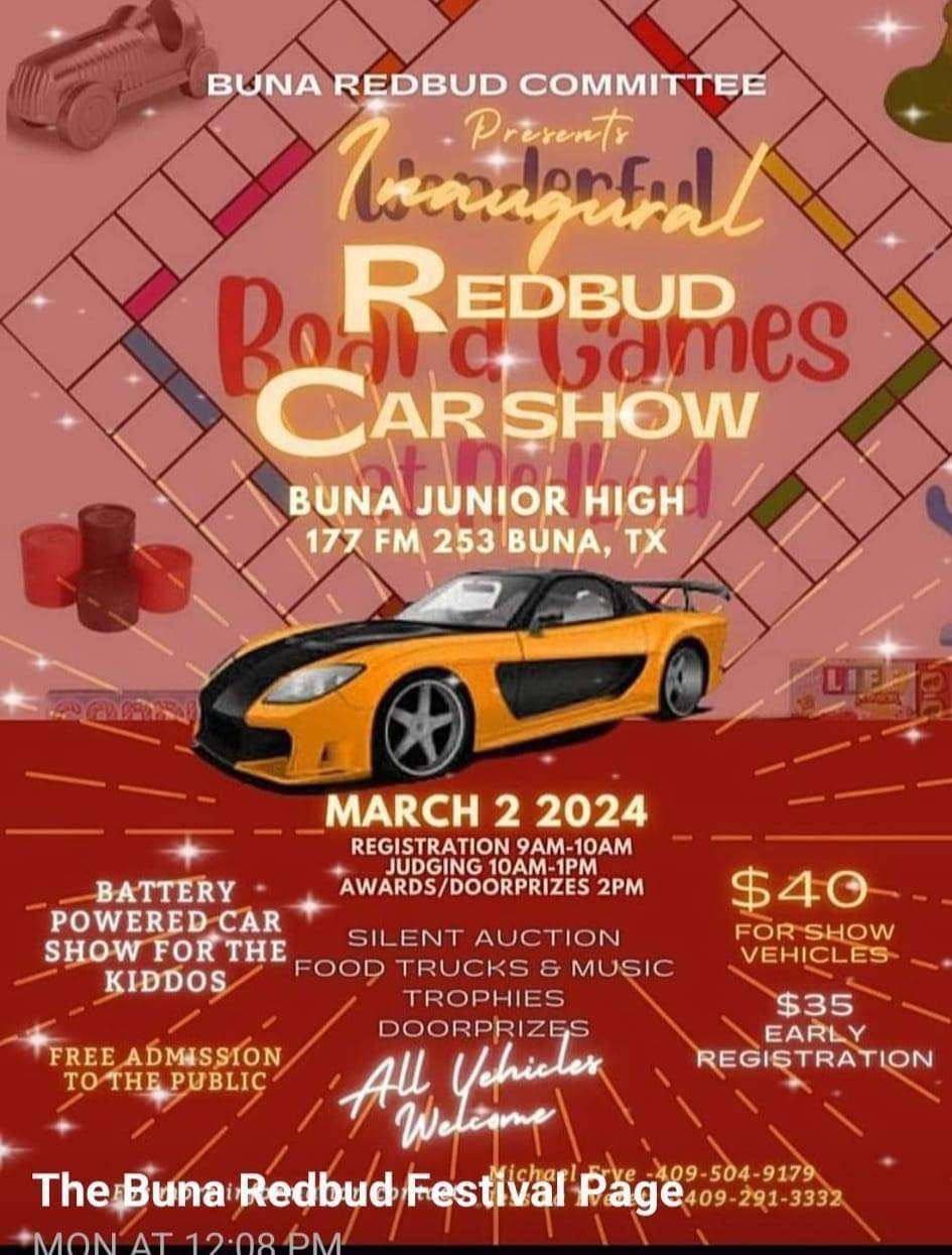 RedBud CarShow Buna Chamber of Commerce